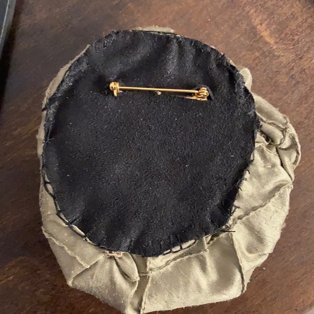 Large Textile Brooch Pin - Picture 3 of 6